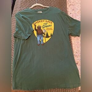 Smokey Bear Green Short Sleeve Tee
